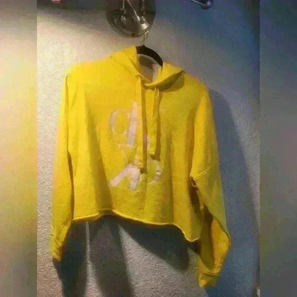 Calvin Klein Tops - Neon Yellow Calvin Klein Sweatshirt
